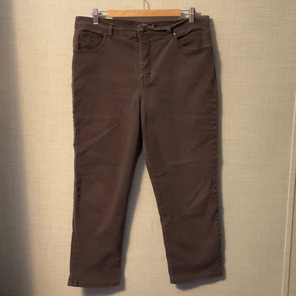 Gloria Vanderbilt Men's Dark Brown Chinos - Picture 1 of 6
